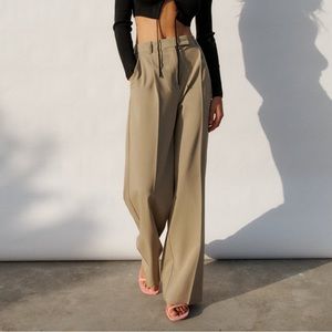 NWT ZARA MENSWEAR WIDE LEG PANTS, SIZE M